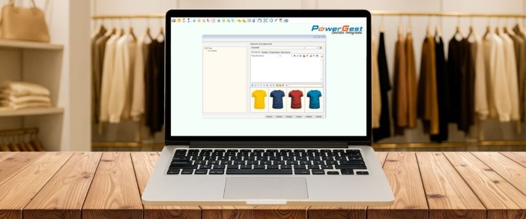 modulos de tpv y tallas y colores