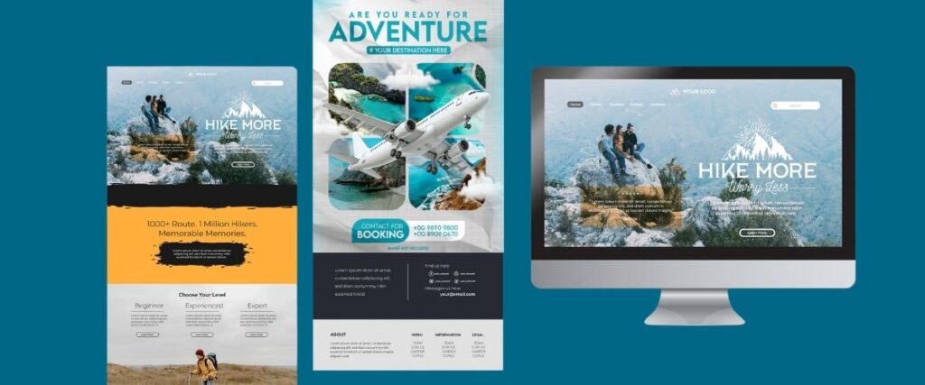 web corporativo sector turismo