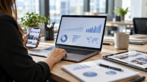 Estrategia de marketing digital integrada con SEO, SEM y Social Ads para aumentar la visibilidad y captar clientes.